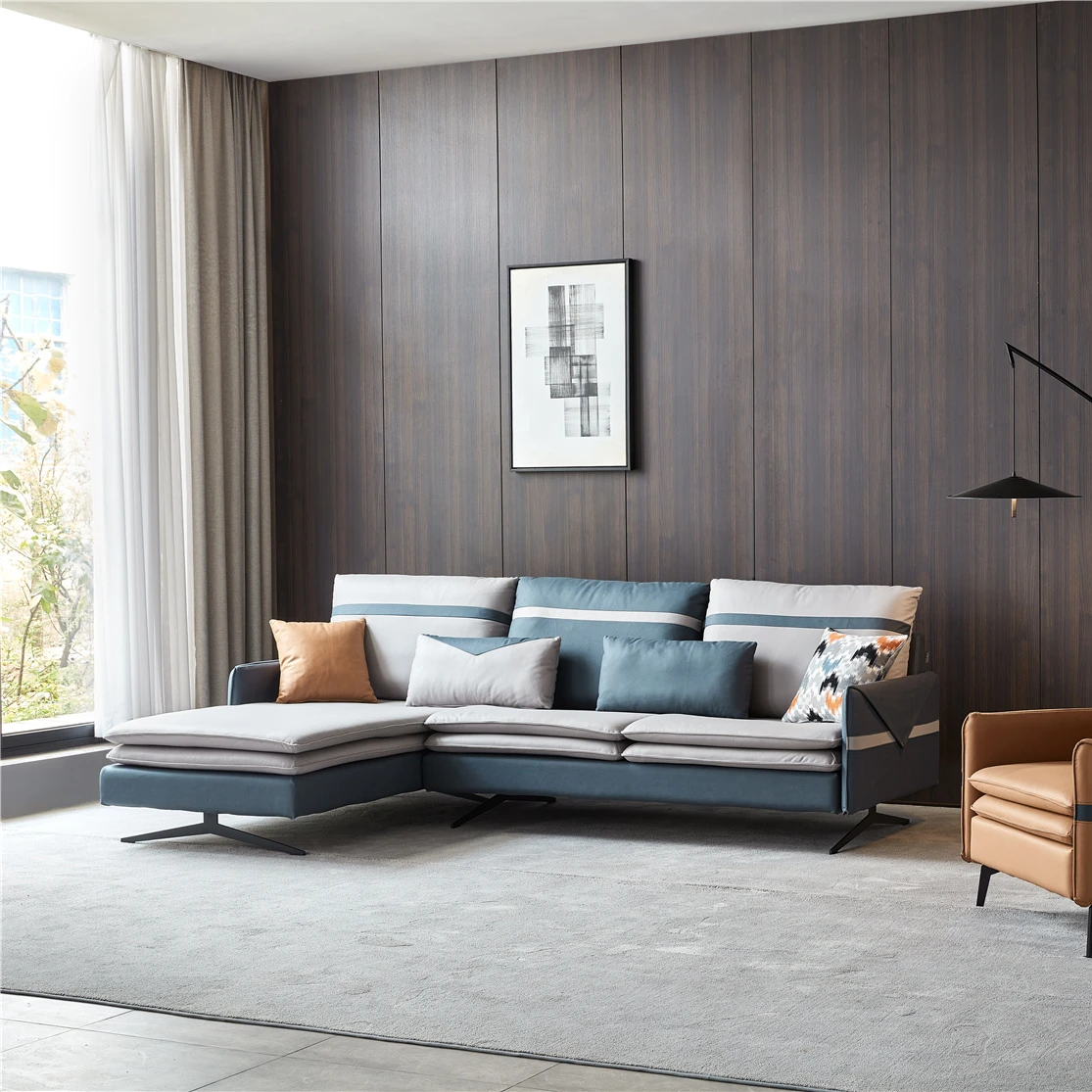 

for European Design Corner Sofa Set High-End Armchair New Model Modular Wood Velvet Home Furniture Living Room Sofa