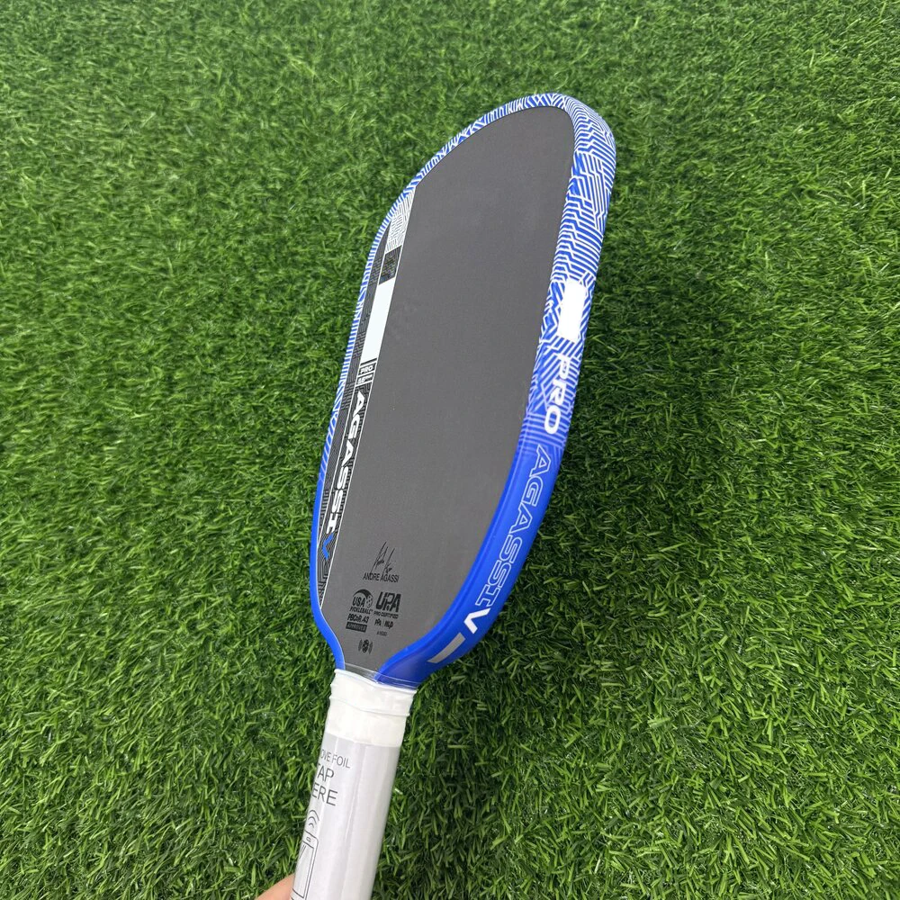 

Ракетка для пиклбола AGASSI Pro V 16 мм Tech Flex для мощности, вращения, скорости и точности, форма Agassi GRAF, одобрено UPA-A