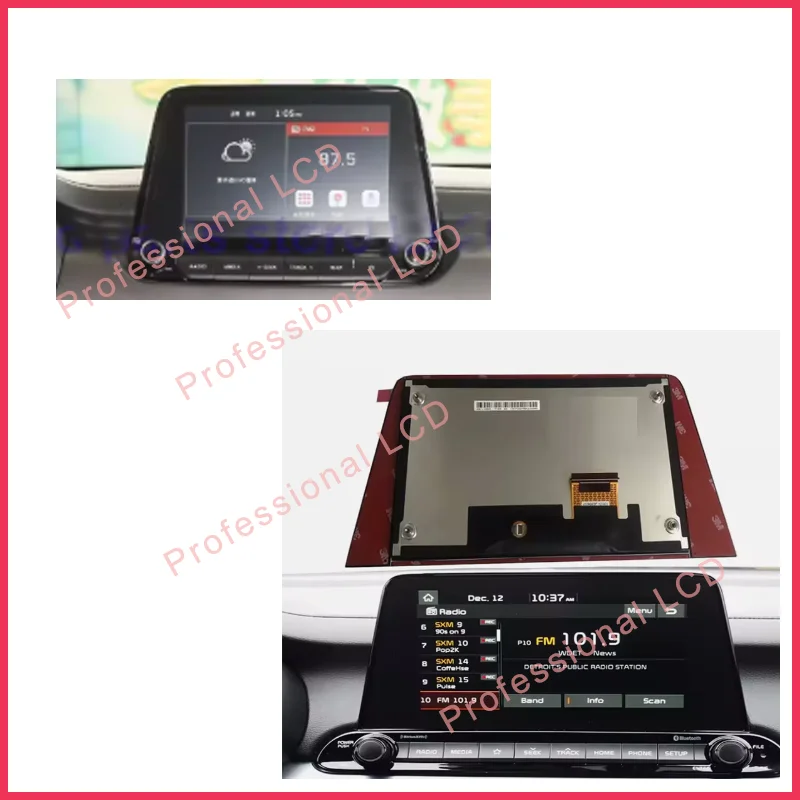 

96160M7070wk For Kia Niro And Forte Uconnect 2019-2020 Radio Navigation 9616-M7070WK LA080WV9-SL01 LA080WV9-SL05 LA080WV9-SL09