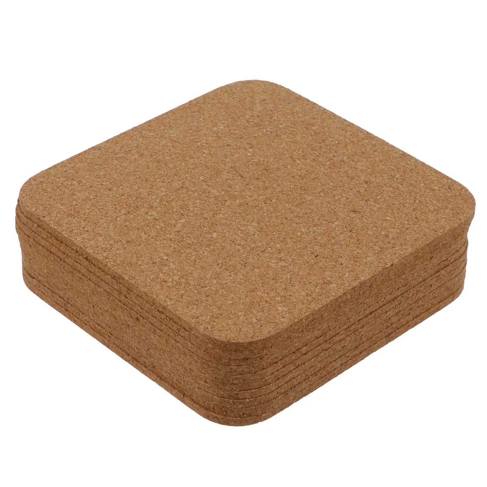 10 sottobicchieri in legno H realizzati con tappetino quadrato per tazze, isolamento termico, decorazioni per la tavola, cuscinetti da forno, regali di Natale, artigianato personalizzato