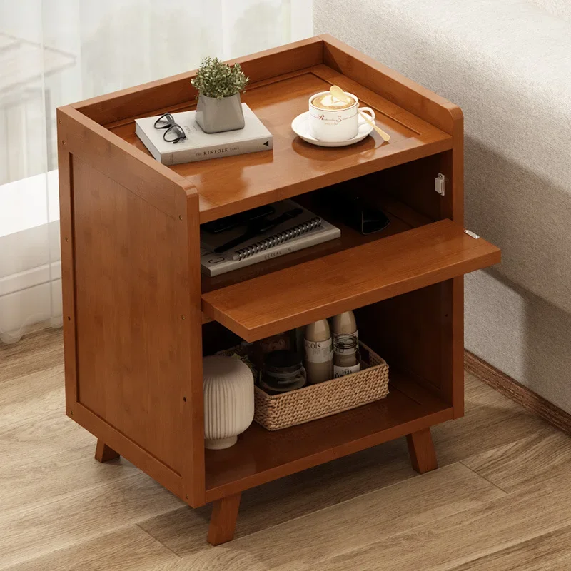 Mesa de cabeceira Prateleira Pequena mesa de cabeceira para quarto doméstico