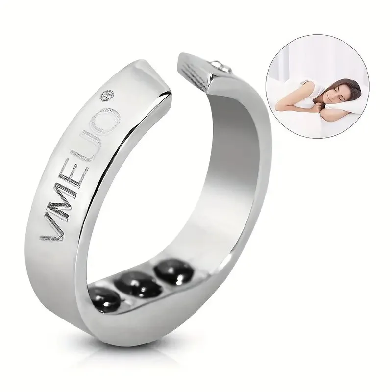 Jitesy Anti-snoring Ring 3 Sizes Anti Snore sleep Ring Magnetic Therapy Acupressure Treatment Against Snoring Improve Breathing