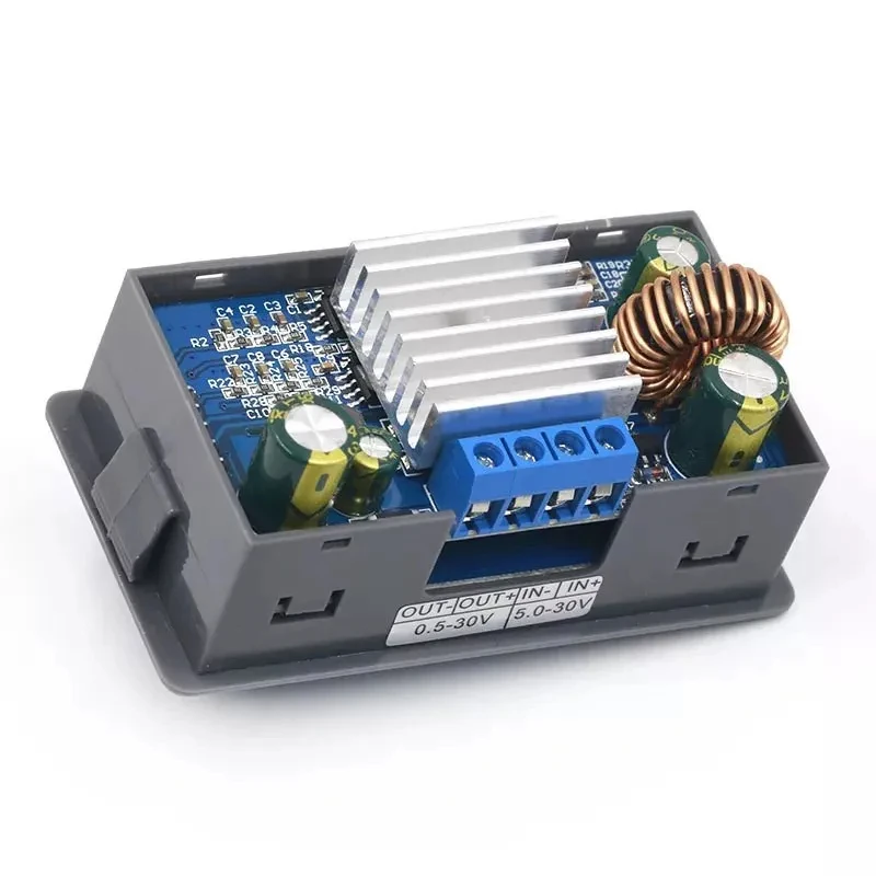 ZK-4KX CNC DC DC Buck Boost Converter CC CV 0.5-30V 4A Power Module Adjustable Regulated Power Supply For Solar Battery Charging