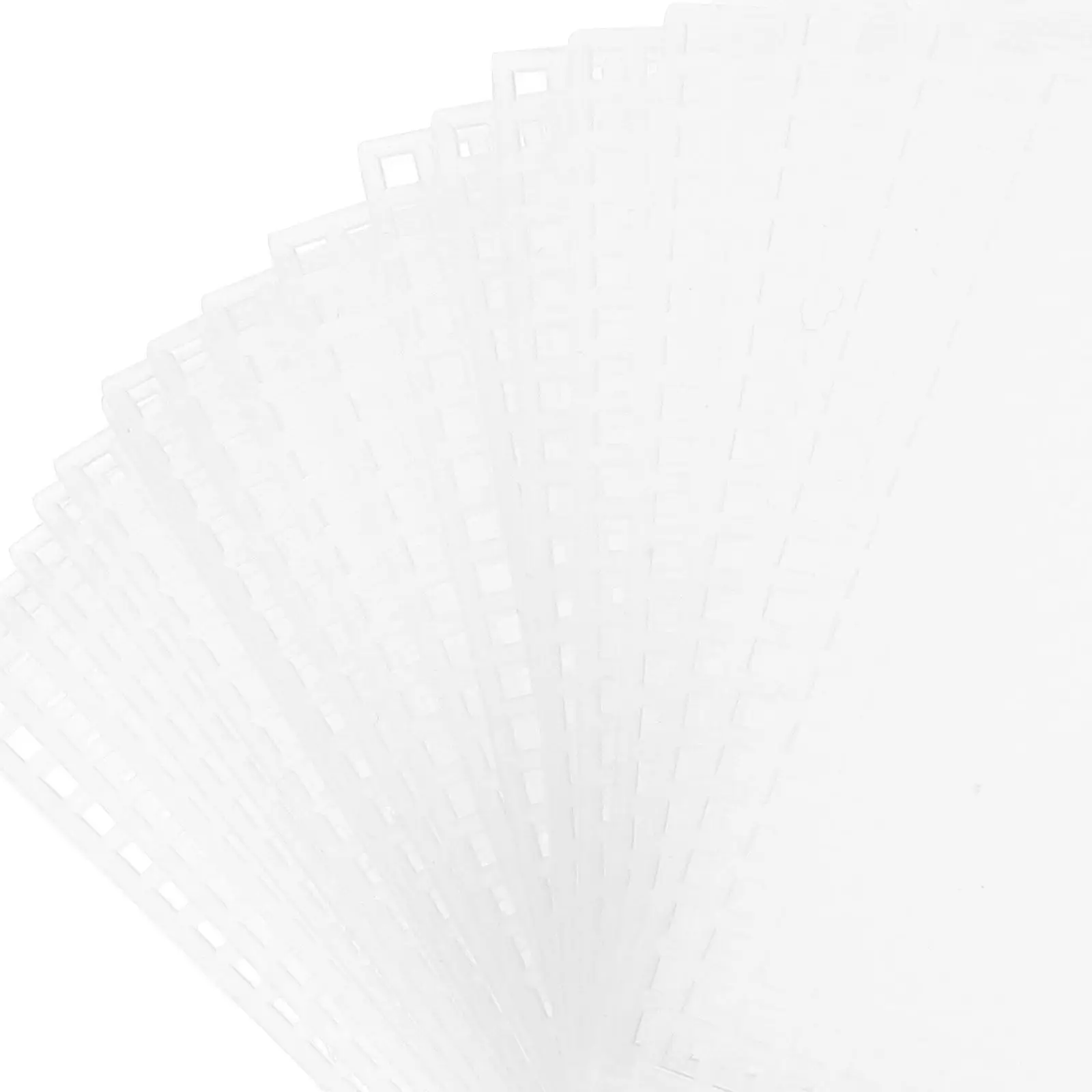 20Pcs Plastic Mask Eye Mesh Fursuit Eye Material For Costume Design White 8x8cm High Transparency Light Transmission