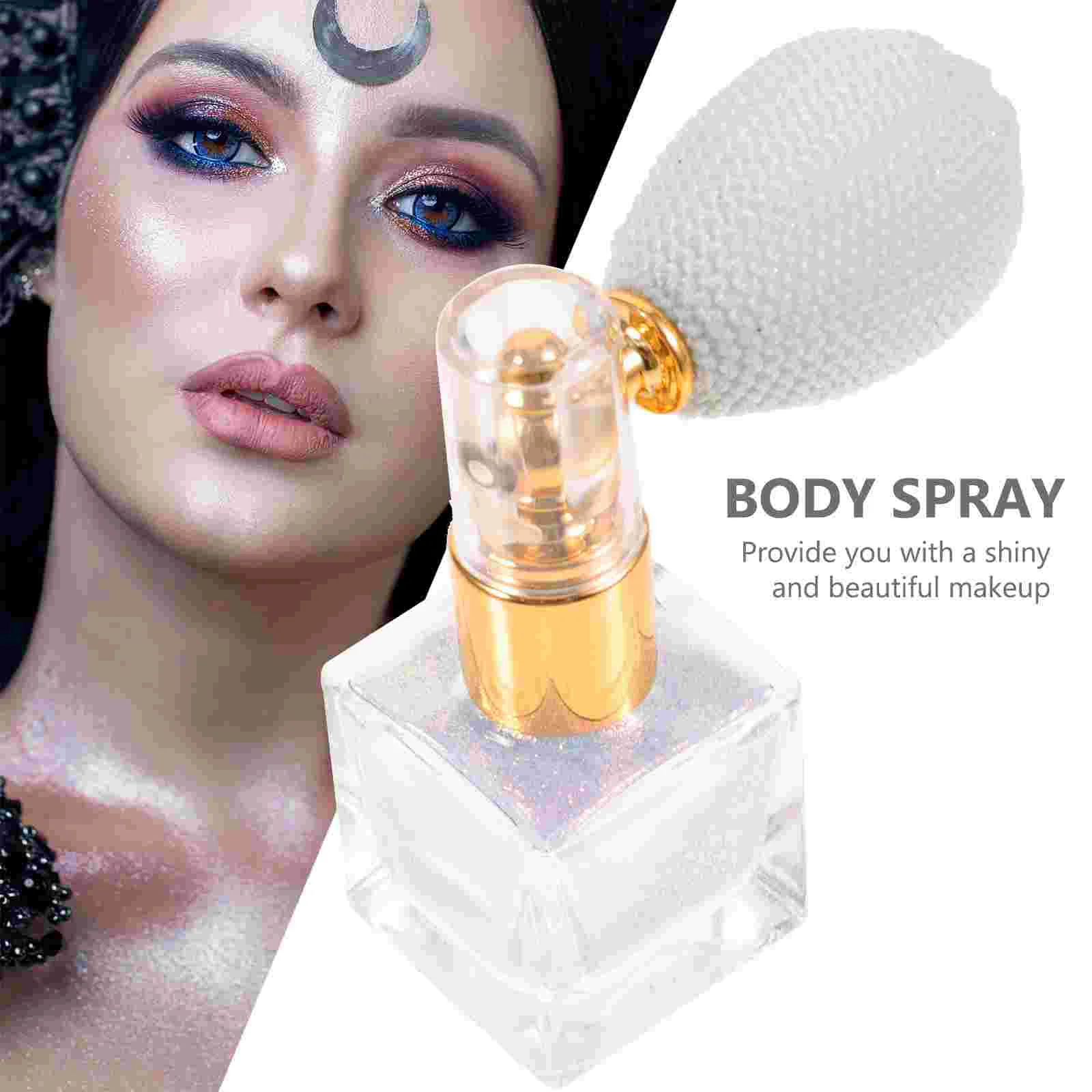 Body Glitter Spray, Shimmer Hair, Shiny Highlighter Powder, Maquiagem facial para roupas