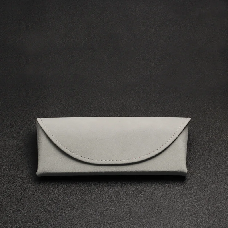 

Vintage PU Leather Glasses Nearsighted Glasses Spectacles Box Reading Glasses Eyeliner Lipstick Mascara Pen Storage