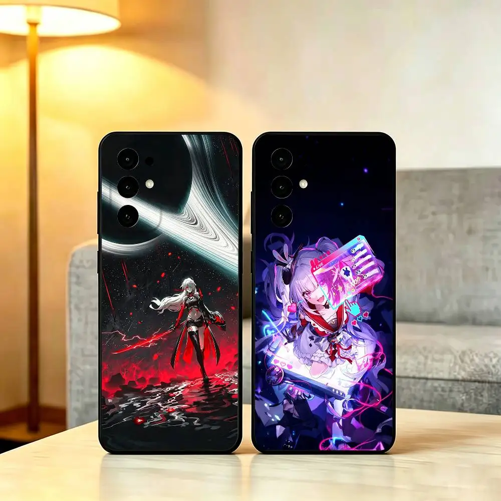 Game H-Honkai S-Star Rail Phone Case For Samsung S25,S24,S21,S22,S23,S30,Ultra,S20,Plus,Fe,Soft Black Cover