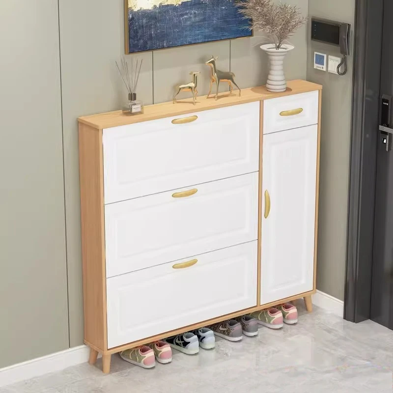 Italian Minimalist Designer Shoe Cabinet Nordic Luxury Organizer Storage Shoe Cabinet Modern Vertical Zapatero Home Furniture