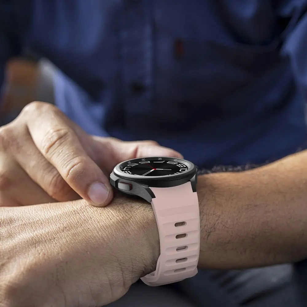 Strap for Samsung Galaxy Watch 7 40mm No Gaps Porosity Suitable Men Accessories for Galaxy Watch 6 Classic 43/47mm Watchband