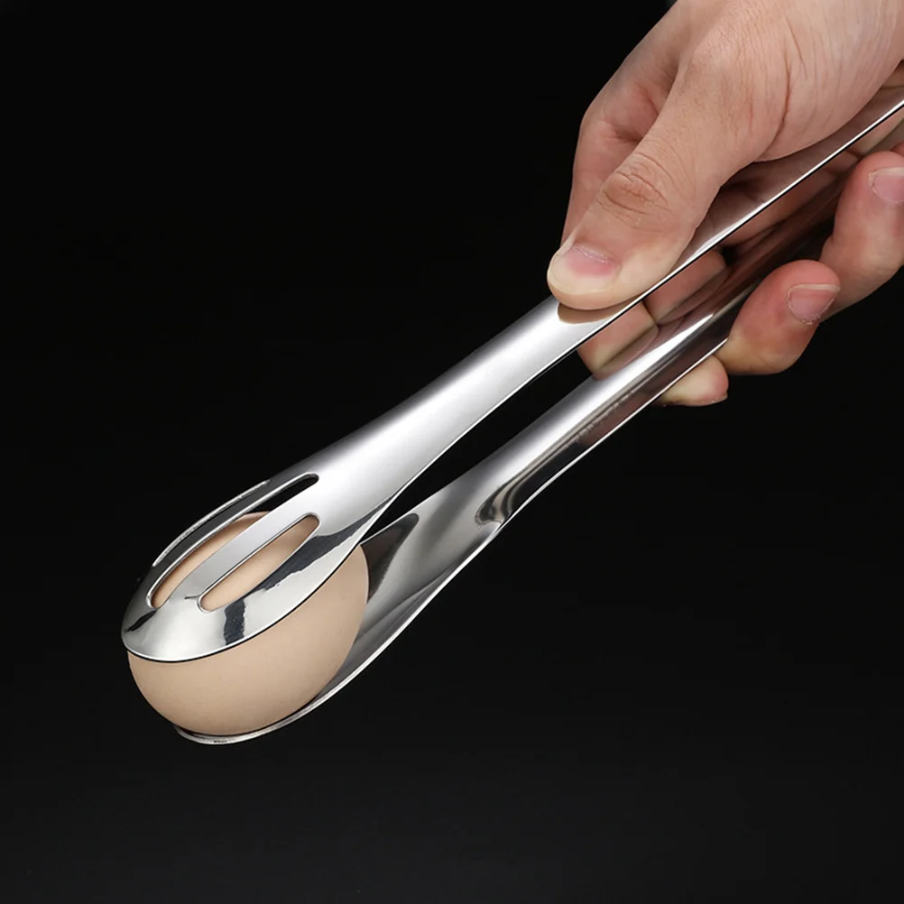 

2pcs Bread Clip Premium 1Mm Thickened Mirror Polished Long Handle Kitchen Gadget For Cake Salad Egg Steak Clamp Cooking Tool