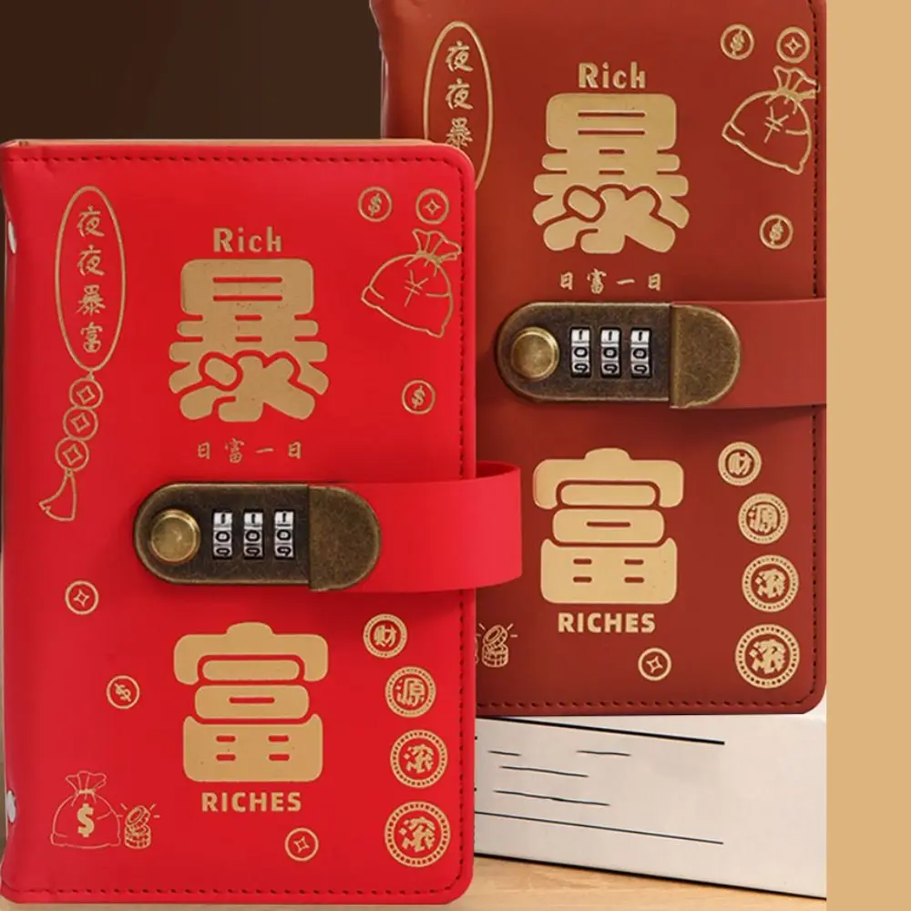 50 ورقة توفير المال الموثق بو الجلود إعادة الملء الميزانية الموثق مع قفل التوفير كتيب المحفظة تخزين مخطط المنظم #3