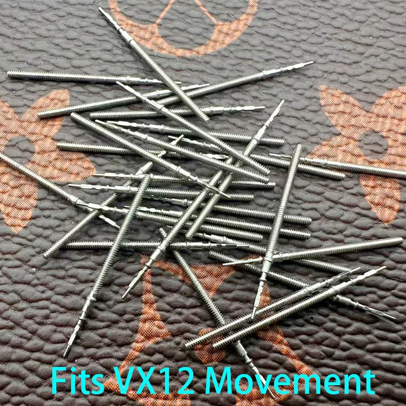 

VX12 Stem Movement Watch Steel Stem Crown Kit Watch Parts For VX12 32 42 33 82 83 89 43 Movement Watches Stem Replace parts