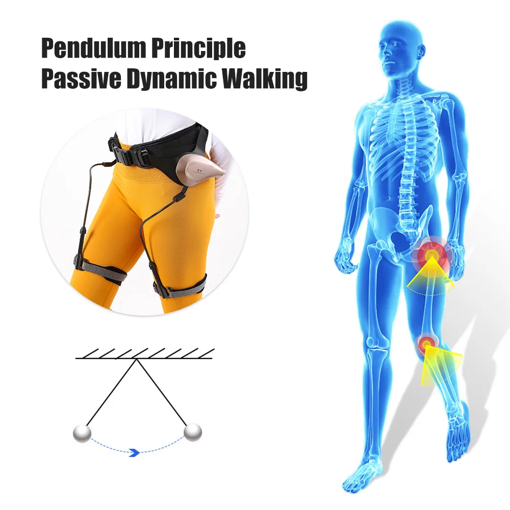 Walking Aids for The Elderly Leg Rehabilitation Training Device Stroke Hemiplegia Assisstant Walker Disabled Lower Limb Walker