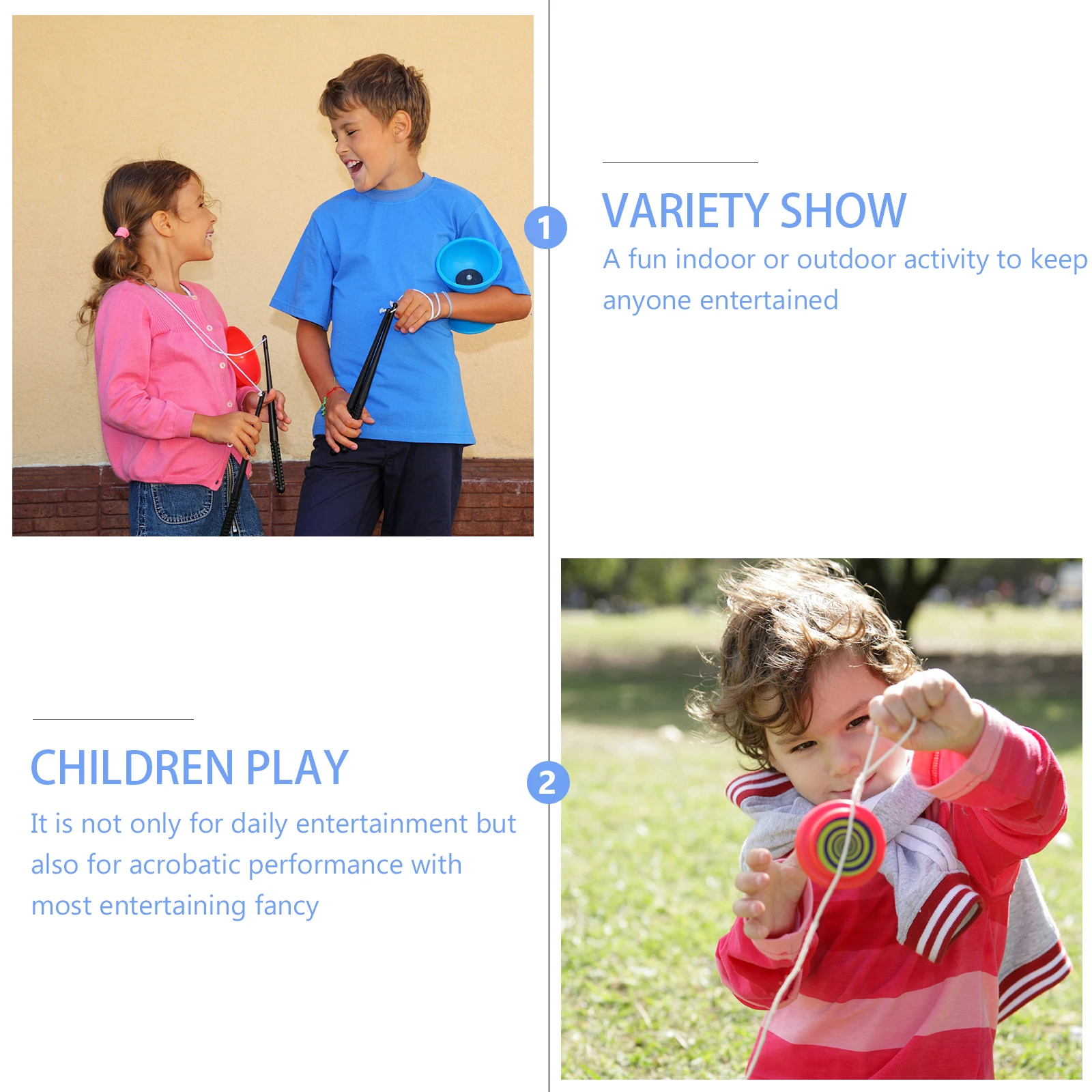 NUOBESTY LED Yoyo luminoso com corda para lembrancinhas de festa de aniversário (azul)