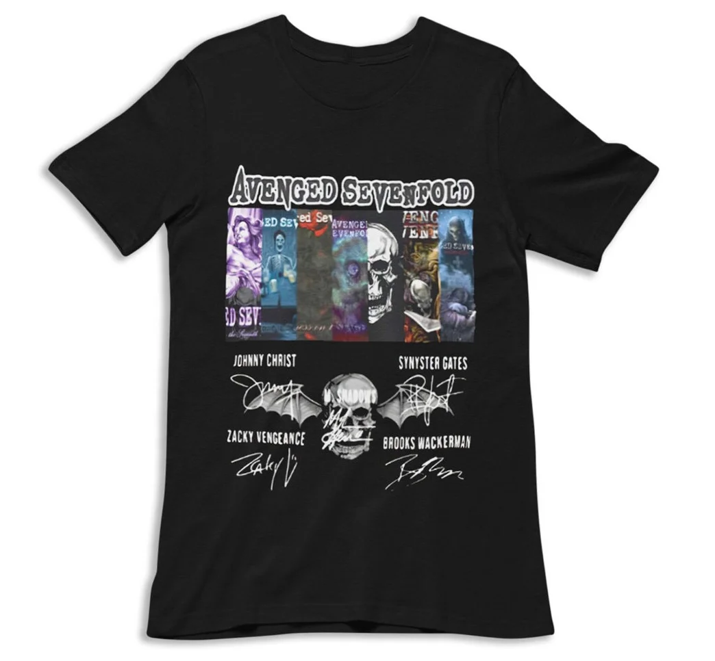 Avenged Seven-fold Tour Signature bedrucktes Shirt C160