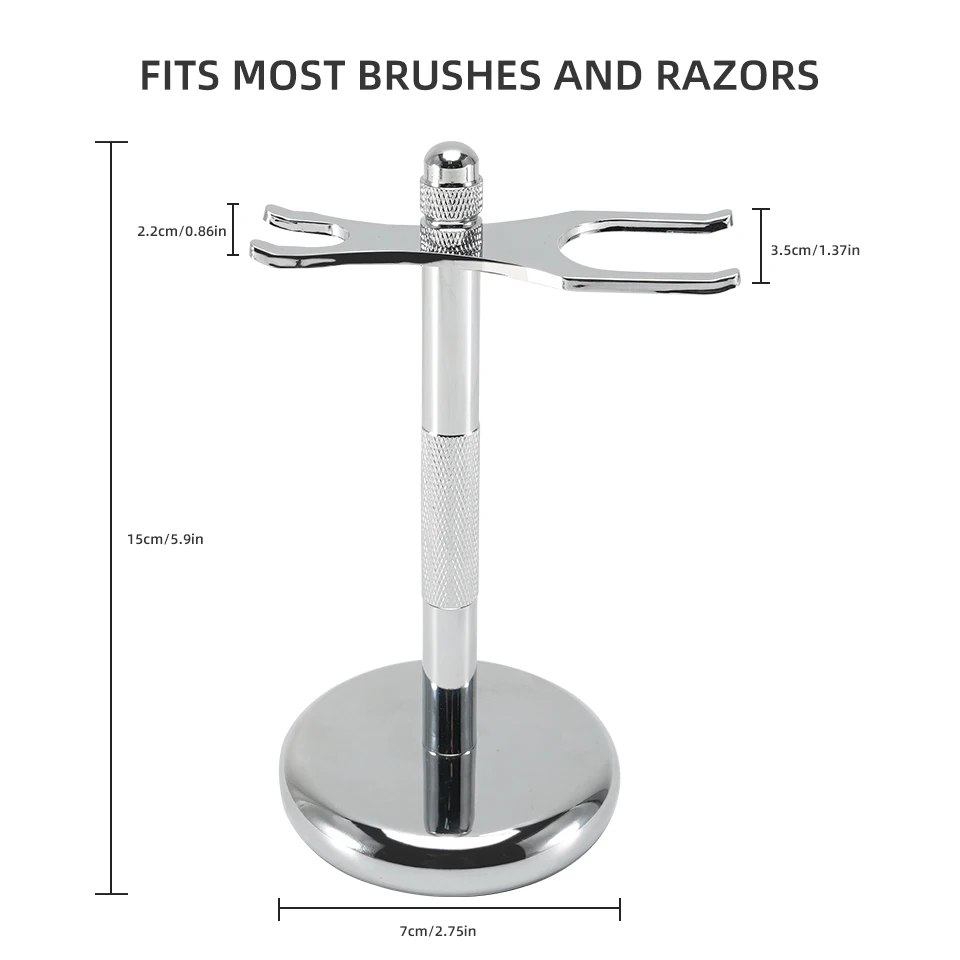 High Quality Men's Safety Razor Storage Bracket Razor Brush Holder Manual Old-fashioned Razor Alloy Knife Holder