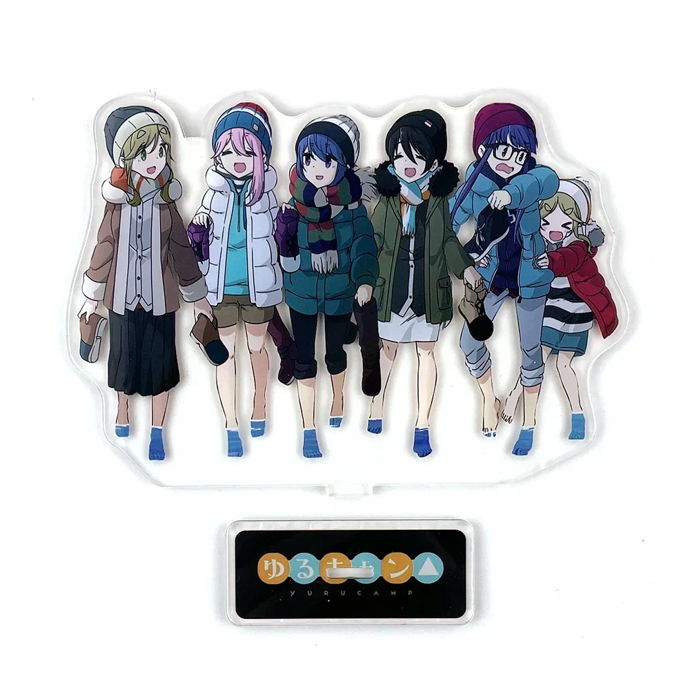 

group walking style Rin Sakura Nadeshiko Minami Aoi acrylic stand figure model plate holder cake topper anime