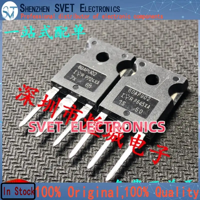 10PCS-50PCS  60APU02  TO-247 MOS 200V 60A  Original In Stock Fast shipping