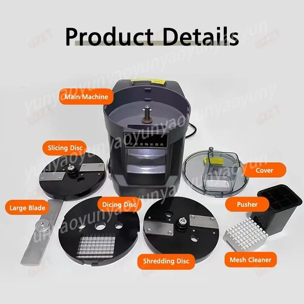 

Промышленная электрическая машина для нарезки картофеля и овощей 110В - Коммерческий измельчитель для обработки овощей