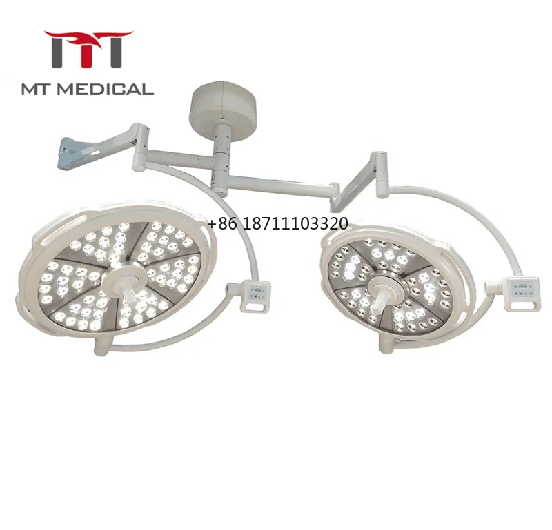 

MT Ceiling Double Head Shadowless LED Operation Theater Lamp Import Arm Operating Lamp