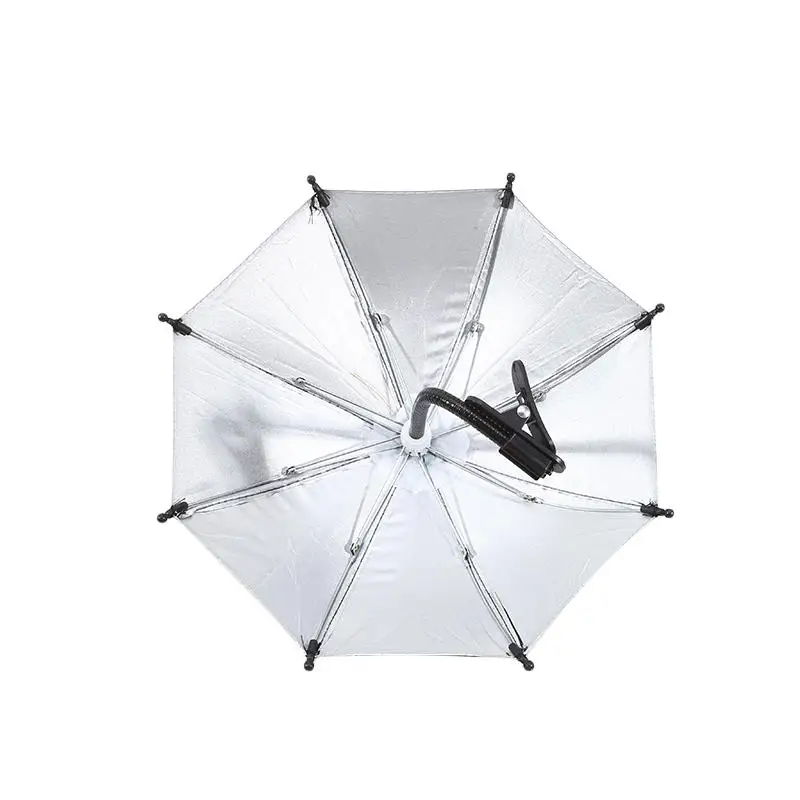Biegsames Design Auto-Handy-Sonnenschutz Blendschutz mit Clip Handy-Regenschirm Verstellbare Rutschfeste Auto-Handyhalterung – Detail 11