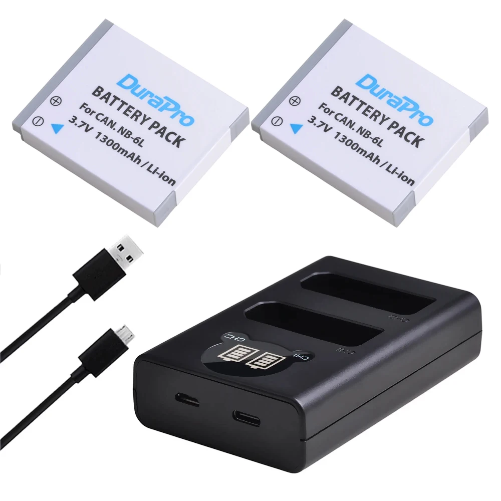 NB 6L NB6L NB-6L for Canon Power-shot IXUS 310 SX240 SX275 SX280 SX510 SX500 HS 95 D10 D20 D30 1300mAh Batteries