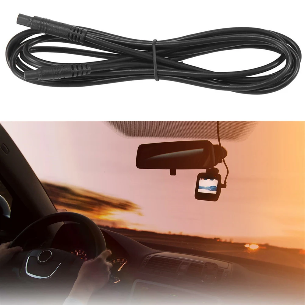2m 6.5ft 5 Pin Extension Cable for Car Backup Camera For Dash Camera Rear View Camera Mirror Camera Male to Female Video Link