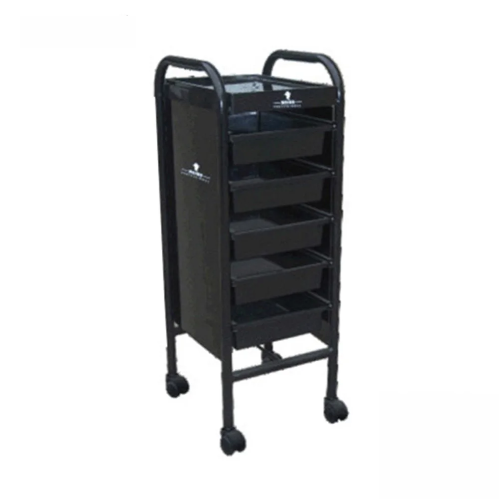 

Professional Plastic Beauty Hair Salon Trolley with doesn't suck hair wheel