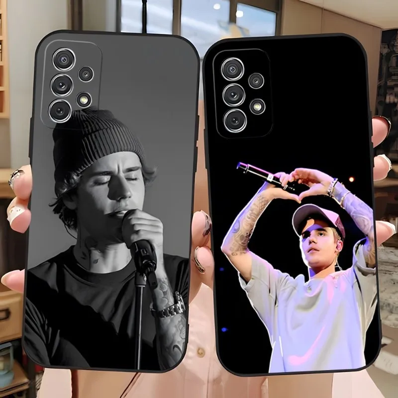 Hot Singer Justin Bieber Phone Case For Samsung Galaxy S21 S22 S20 S30 S7 S10 S8 S9 S6 Pro Plus Edge Ultra Fe Shockproof Cover