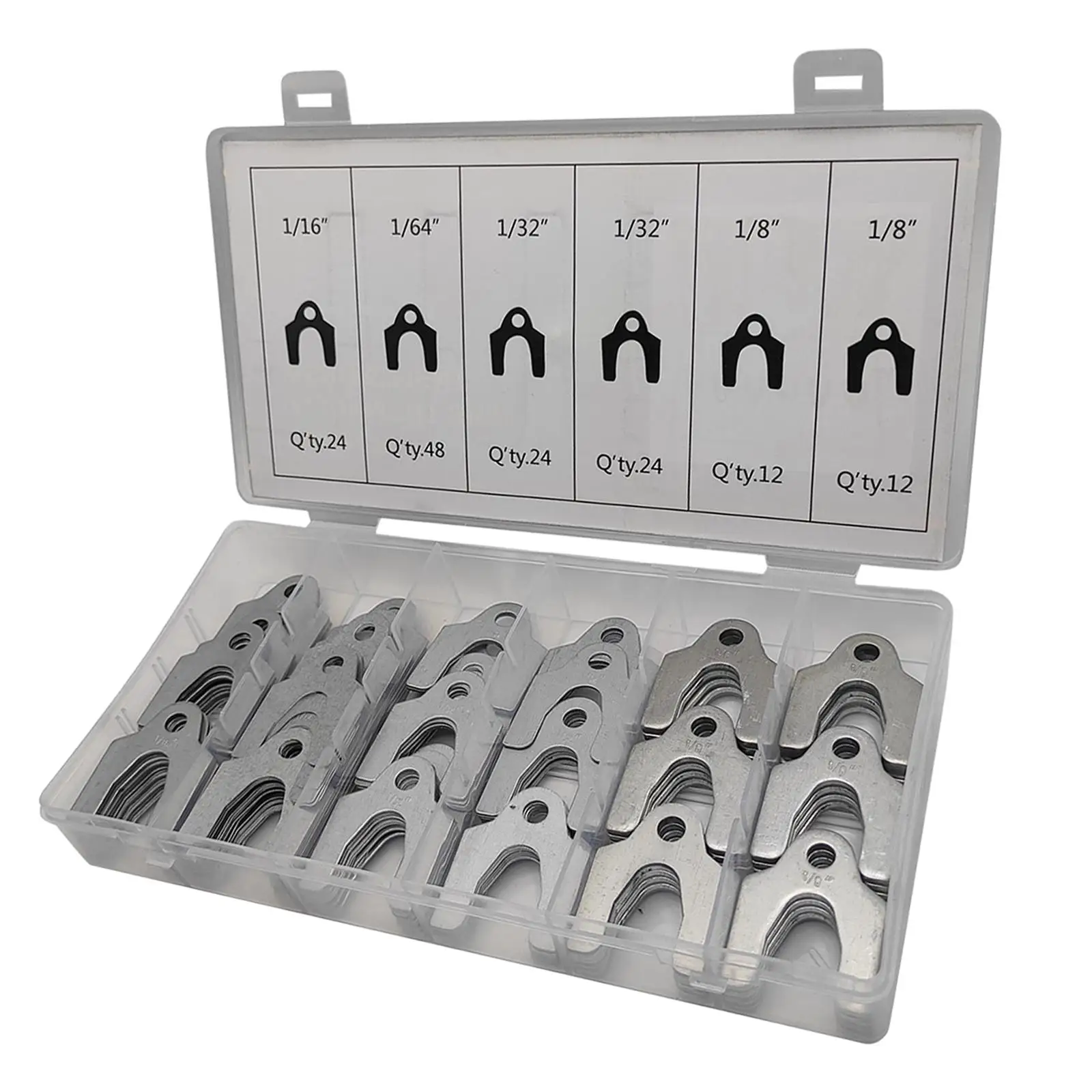 144 Auto Alignment shim Alignment Shims Assortment Set with Storage Box for Adjusting Body Parts Camber Alignment