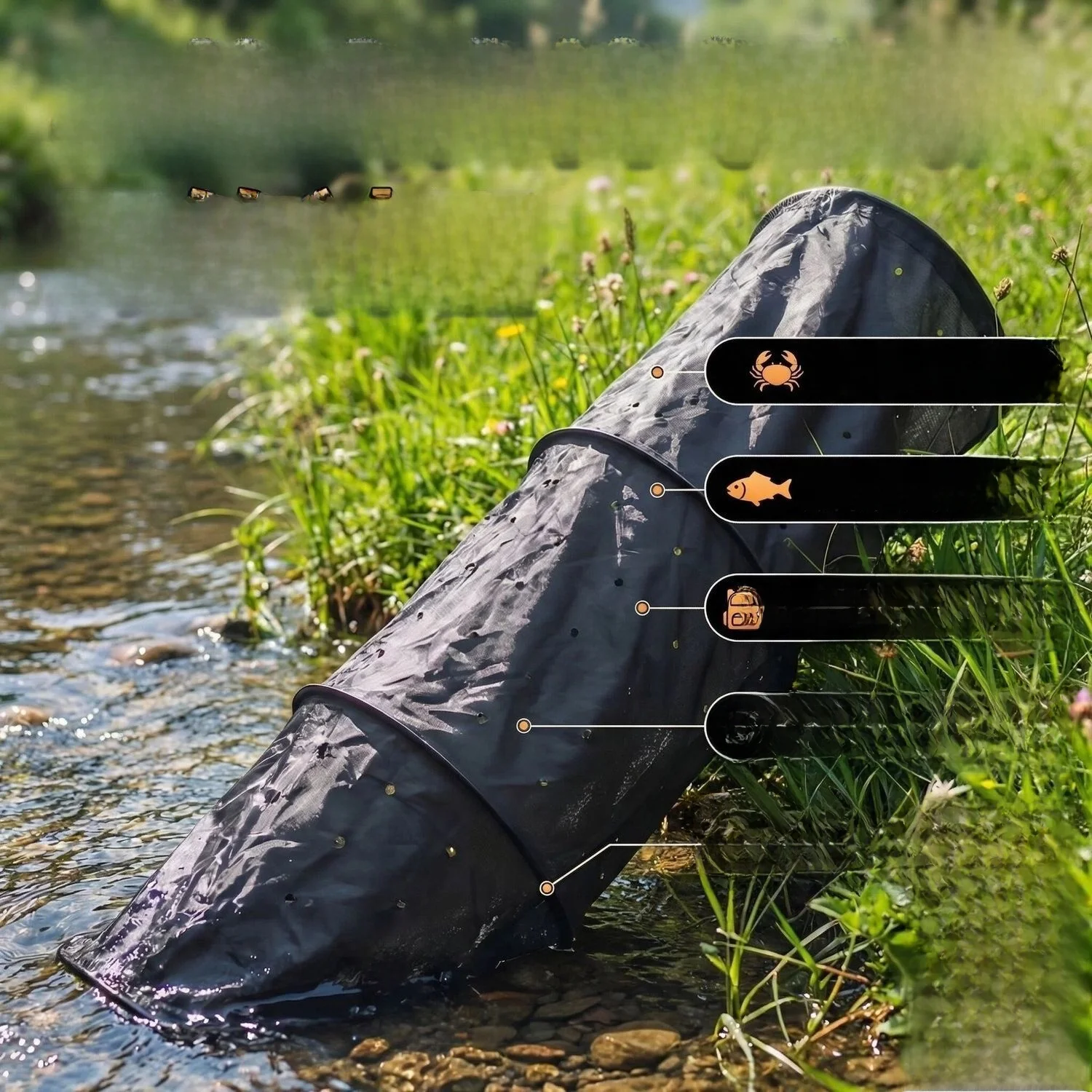 ultra-light-portable-fishing-net-bag-wear-resistant-fish-scale-design-prevents-crabs-ideal-for-wild-fishing-camping-and-travel