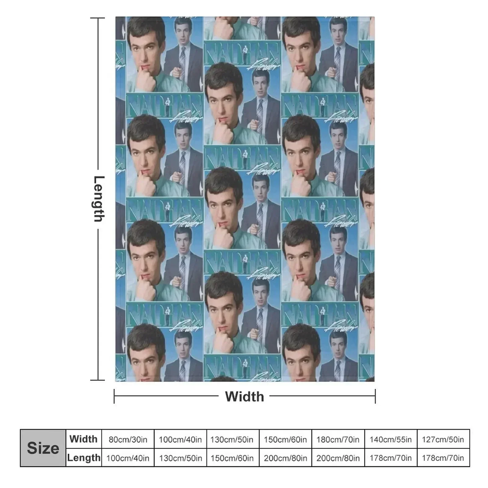 Nathan Fielder, 90_s, Vintage Throw Blanket couch cozy soft plush fuzzy picnic outdoor blanket