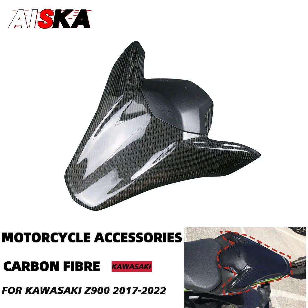 Seat Hump Tail Cover For KAWASAKI Z900 Z 900 2017 - 2022 2023 Motorcycle Full Carbon Fiber Rear Passenger Pillion Cowl Fairings