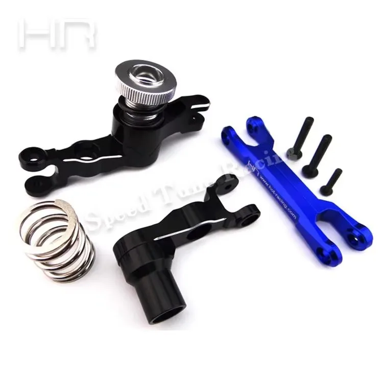 

Алюминиевый регулируемый рулевой рычаг Hot Racing и сервозаставка для автомобиля Traxxas X-Maxx 1/5