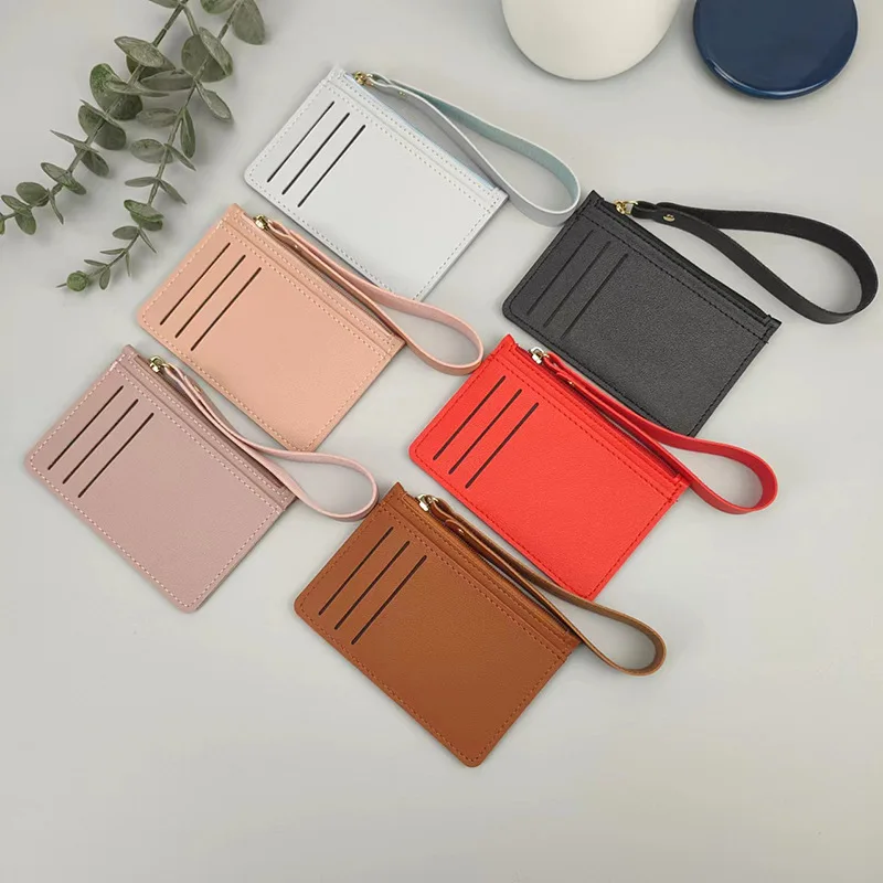 Zip Woman Fashion Ladies Bank Card Holder Coin Purses Designer Women Purse Zipper Design Men Wallet Mini Purse Unisex Bags C020