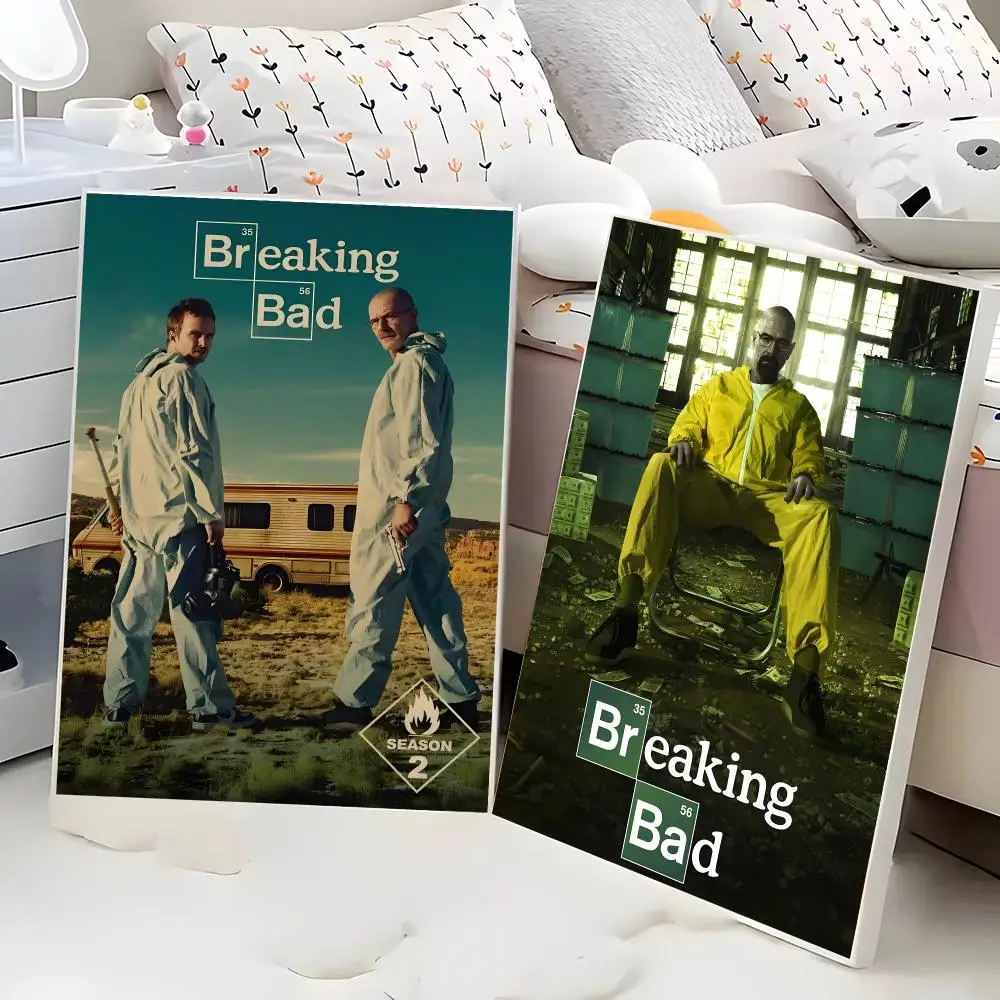 Breaking Bad BB Walter White Crime Drama AMC Classic Painting Calligraphy Poster Eco-Friendly Decor Frameless Canvas