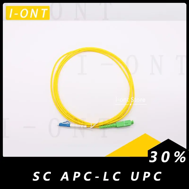 

SC/ APC-LC /UPC Fiber Optic Patch Cord Simplex Diameter 3mm Single Mode Cord Length 1M 2M 3M OR Accept Customization