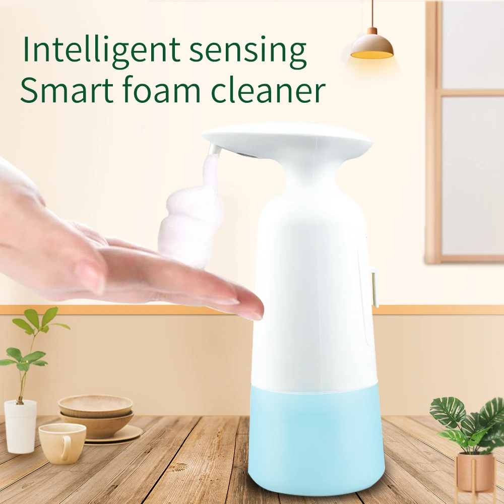 Intelligent Touchless Soap Dispenser 350ML, Automatic Hand Foaming Soap Sanitizer Dispenser Battery Operated Dropshipping