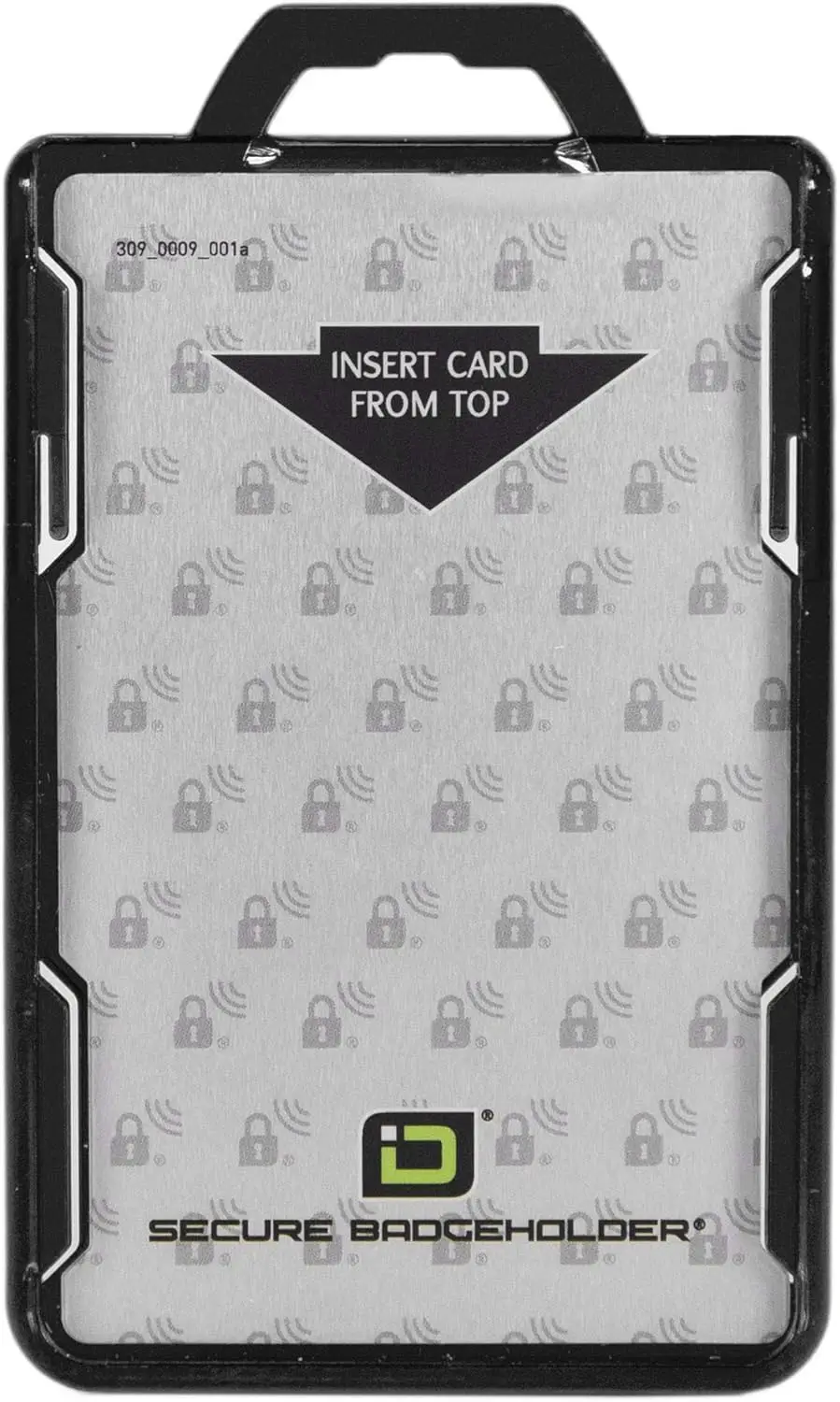

RFID Blocking Badge Holder for 2 Cards, Heavy Duty Polycarbonate ID Holder with Secure Shield