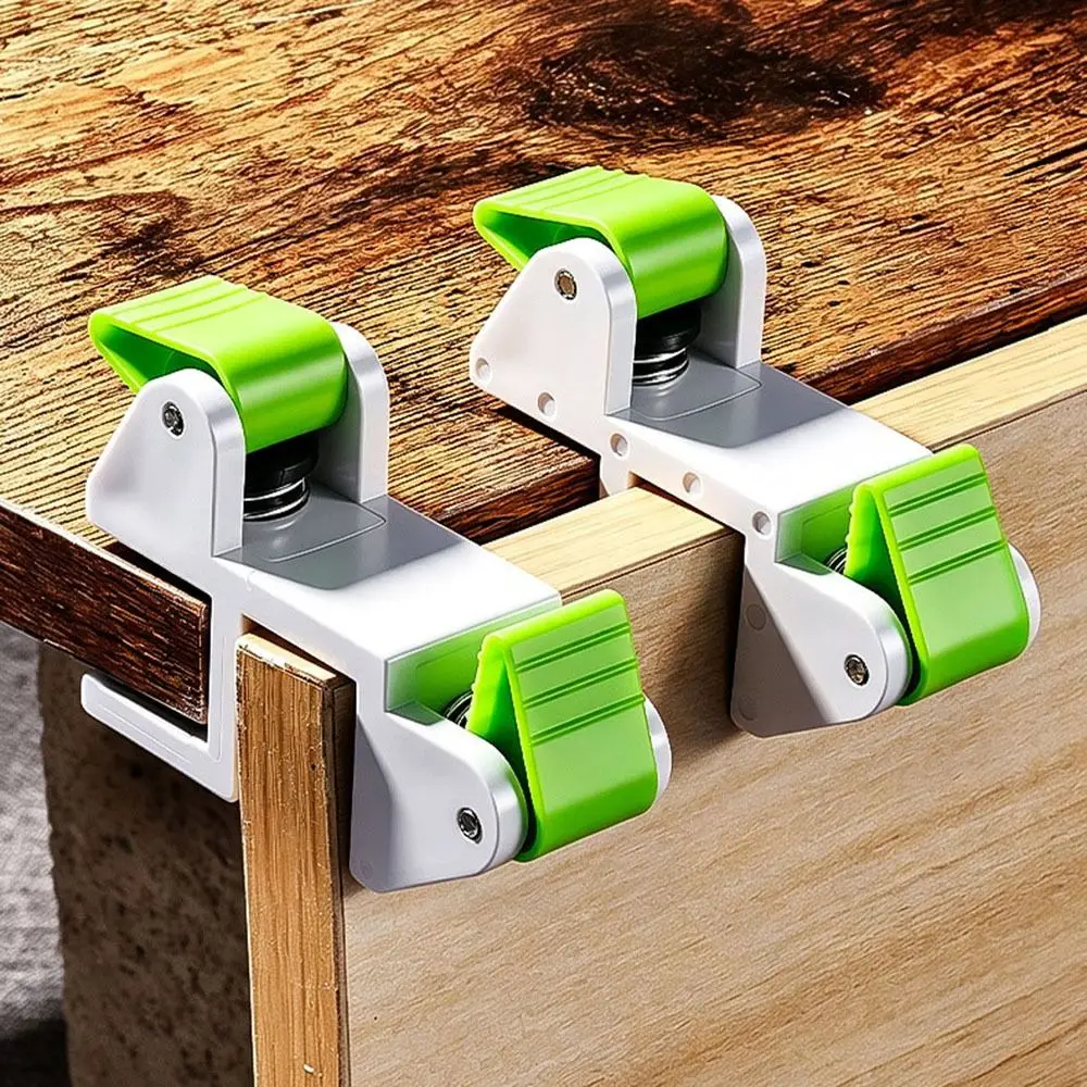 One-Touch Press Drawer Fixing Clip Adjustable Hands-Free Woodworking Clamp Dual-Use Quick Installation Furniture Auxiliary Tool