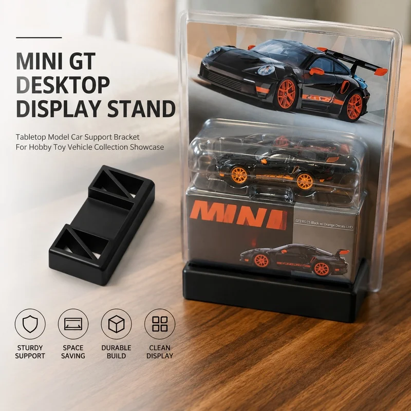 Mini GT Desktop Display Stand Tabletop Model Car Support Bracket For Hobby Toy Vehicle Collection Showcase