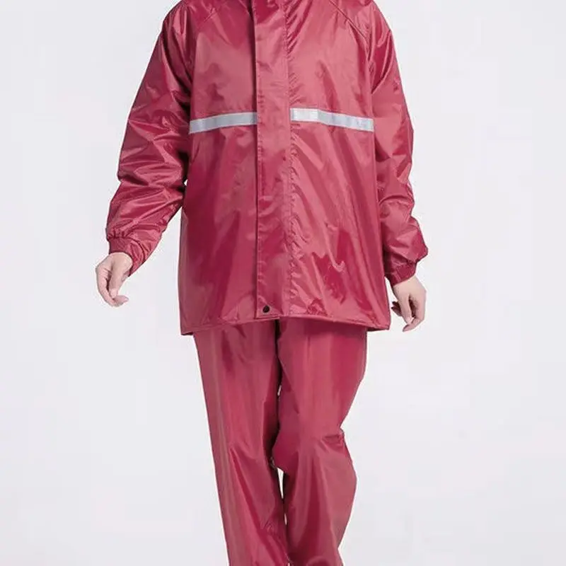 폭우 비옷 남녀 정장 전신 성인 전기 자동차