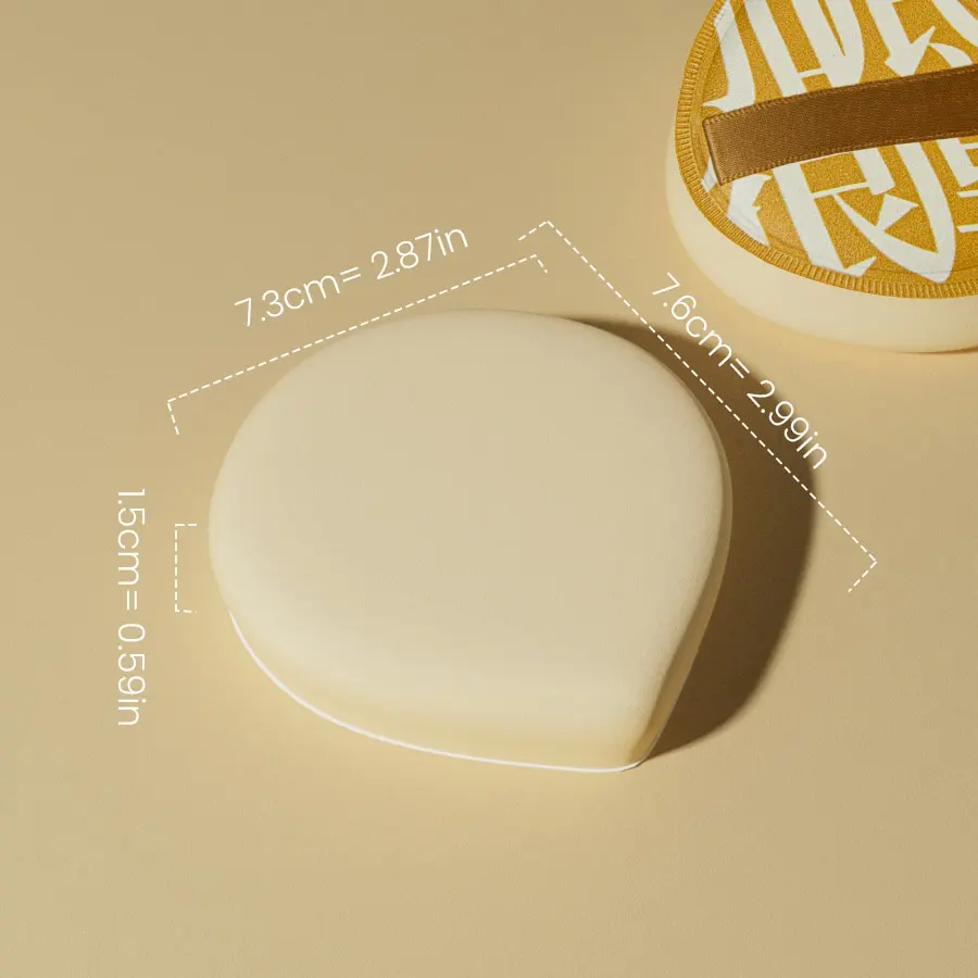 1PC Beauty Egg Non-แป้งดูดซับ 100% Air CushionพัฟCotton Candy Flocking