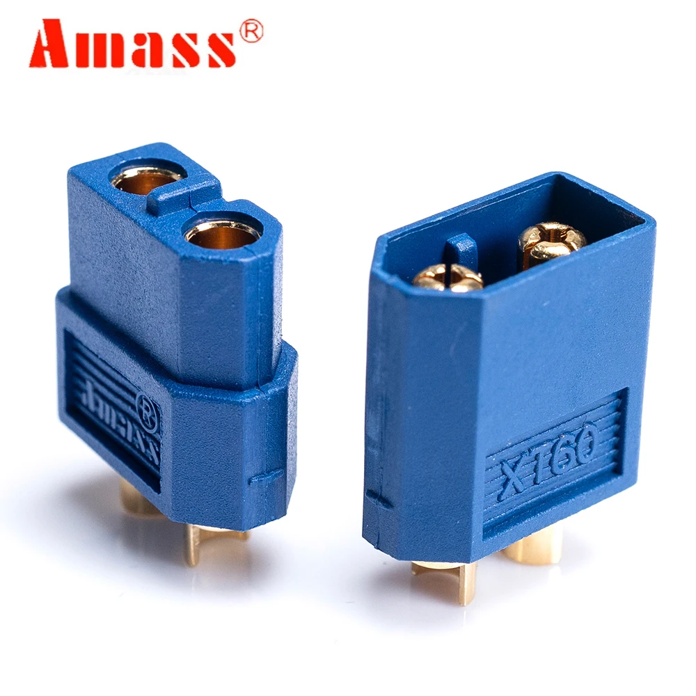 5pairs Amass Blue XT60 XT-60 Male Female Bullet Connectors Plugs For RC FPV Drone Lipo Battery Quadcopter Multicopter parts