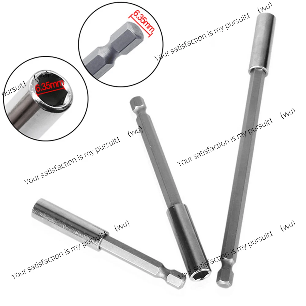 60/100/150mm Hexagonal Shank Extension Connecting Rod 1/4 Quick Change Hexagonal Shank Extension Rod Screwdriver Joint Tool Set