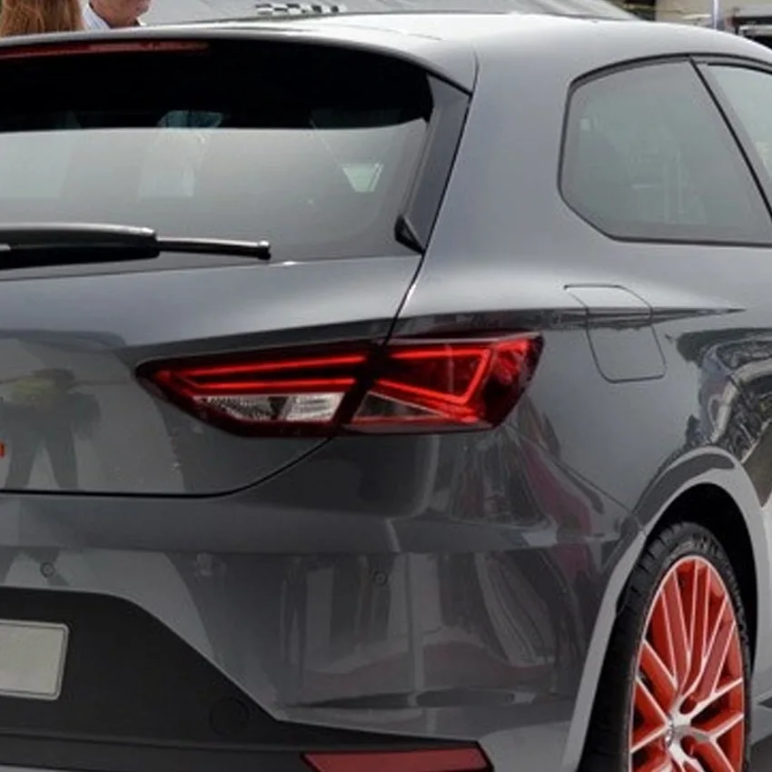 

Car Rear Window 2Pcs Side Splitter Wing Gloss Black Exterior Trim Only For Seat Leon 5F FR MK3 MK3.5 5Door 2013-2021 Kits Tuning