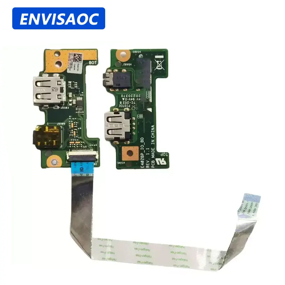 OEM For ASUS E402B E402BA E402BP L402BA L402BP F402BA F402BP X402BA X402BP Laptop I/O Earphone Audio USB Jack Port Board Cable