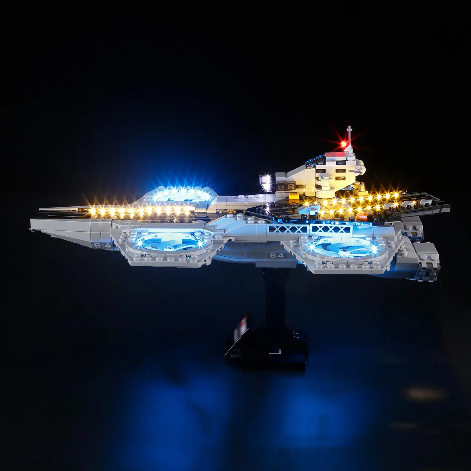 DIY LED Light Kit For LEGO 76295 The Helicarrier Building Block Set ( Only LED Light,Without Blocks Model)