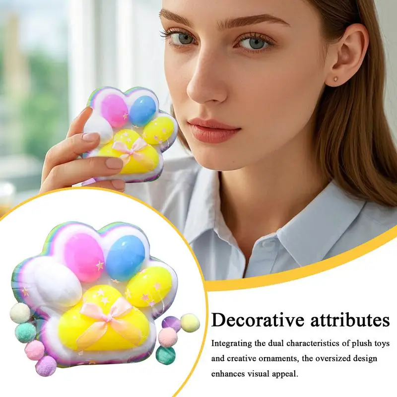 

Игрушка-непоседа в виде кошачьей лапы, большая мягкая кошачья лапа, медленно растущая животное, щепотка, радость, сенсорная активность для мальчиков, девочек, детей и взрослых