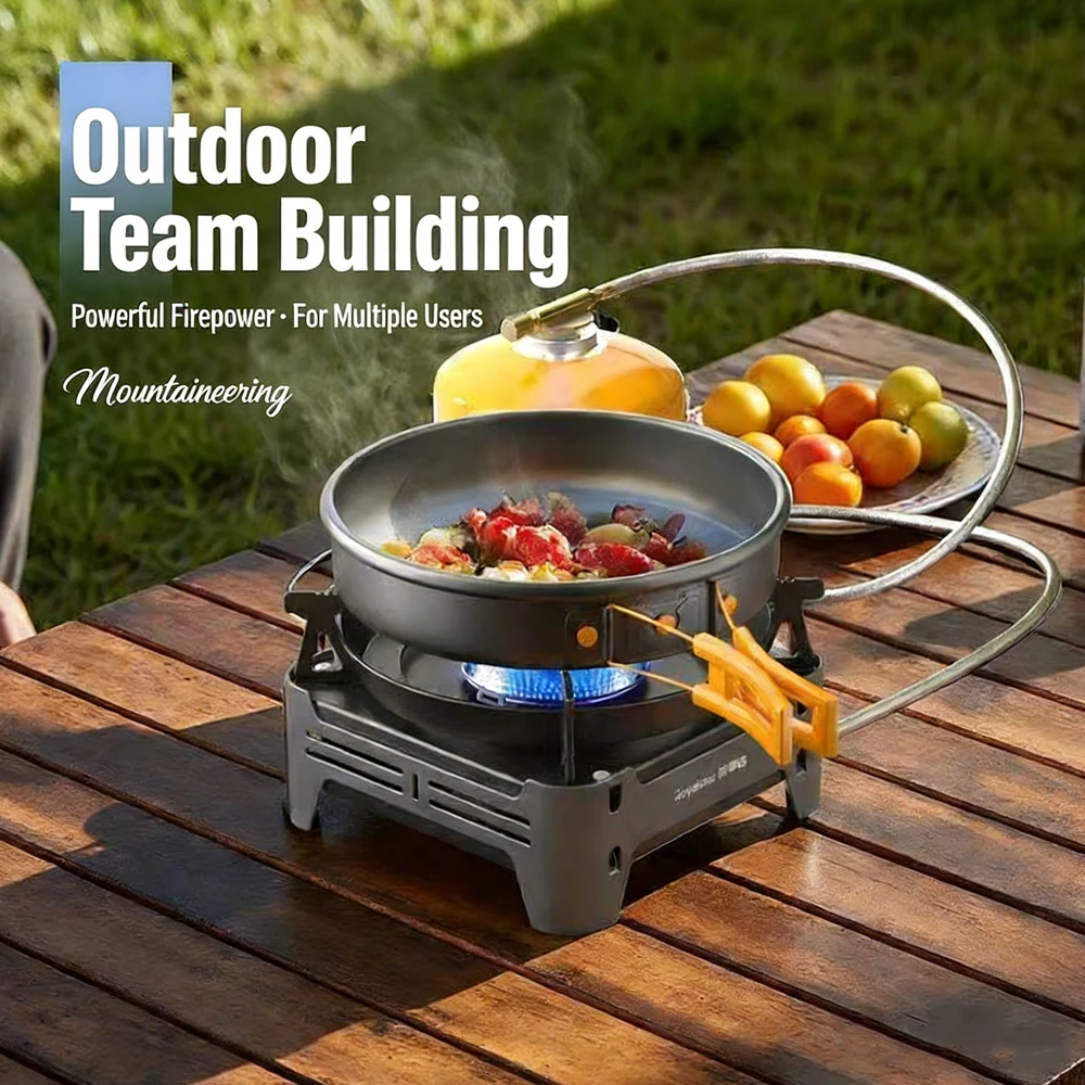 

Royalstar Split Lightweight Ultra-Thin Cassette Stove Outdoor Camping Trip Convenient And Energy-Saving Gas Picnic Cooking Stove